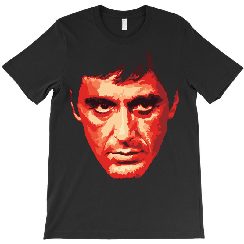 Scarface Tony Montana Pacino Gangster Pop Art Retr T-shirt | Artistshot