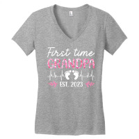 First Time Grandpa 2023 Travel Women's V-neck T-shirt | Artistshot