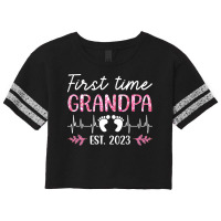 First Time Grandpa 2023 Travel Scorecard Crop Tee | Artistshot