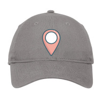 Travel Location Pin Big Funny Graphic Gift Girl Adjustable Cap | Artistshot