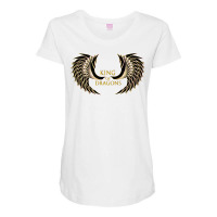 King Of Dragons Maternity Scoop Neck T-shirt | Artistshot