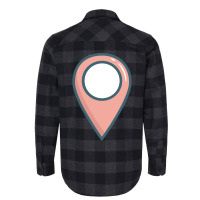 Travel Location Pin Big Funny Graphic Gift Girl Flannel Shirt | Artistshot