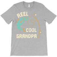 Reel Cool Grandpa Grandfather Fisher Family Fishin T-shirt | Artistshot