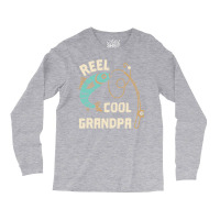 Reel Cool Grandpa Grandfather Fisher Family Fishin Long Sleeve Shirts | Artistshot