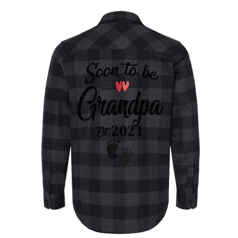 Soon To Be Grandpa Aesthetic Flannel Shirt | Artistshot