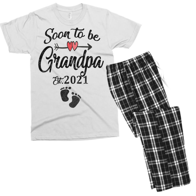 Soon To Be Grandpa Aesthetic Men's T-shirt Pajama Set | Artistshot