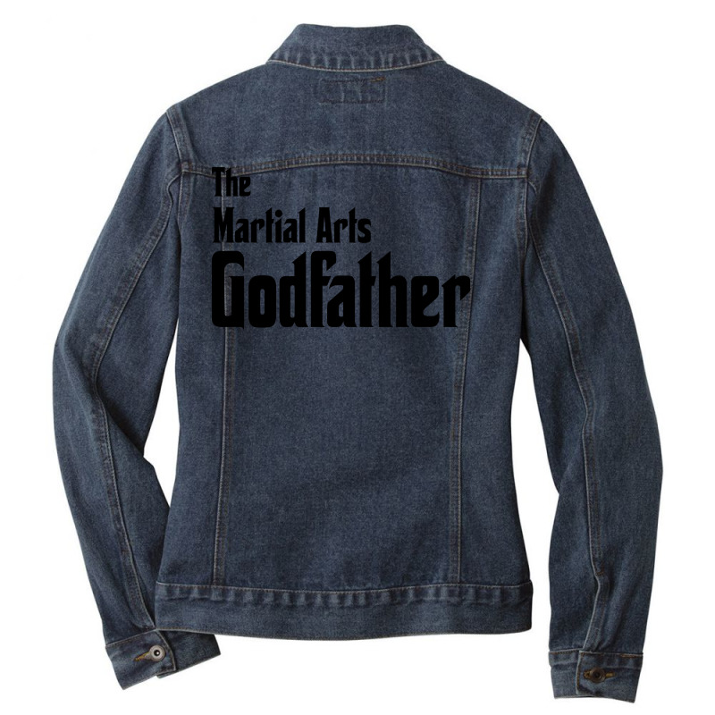 The Martial Arts Godfather Red Ladies Denim Jacket by yasukokimbeld | Artistshot