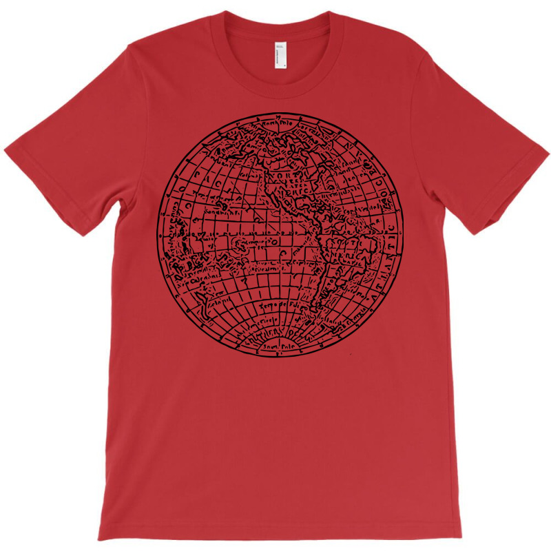 Vintage Globe Old World Map Design Humor T-shirt | Artistshot