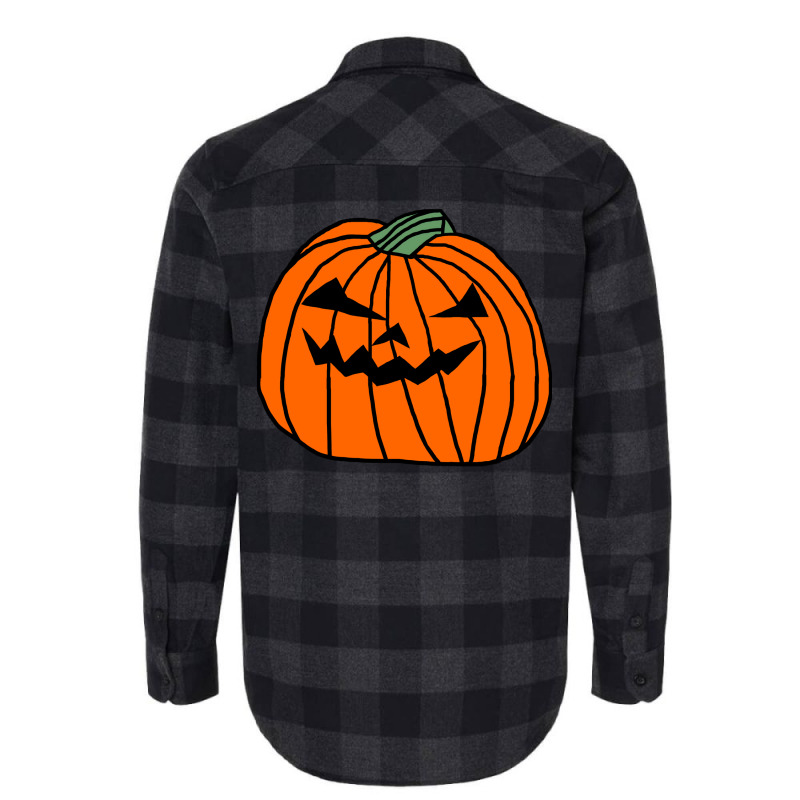 Big Halloween Horror Pumpkin Hippie Flannel Shirt | Artistshot