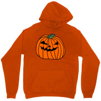 Big Halloween Horror Pumpkin Hippie Unisex Hoodie | Artistshot