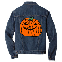 Big Halloween Horror Pumpkin Hippie Men Denim Jacket | Artistshot