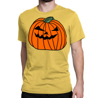 Big Halloween Horror Pumpkin Hippie Classic T-shirt | Artistshot