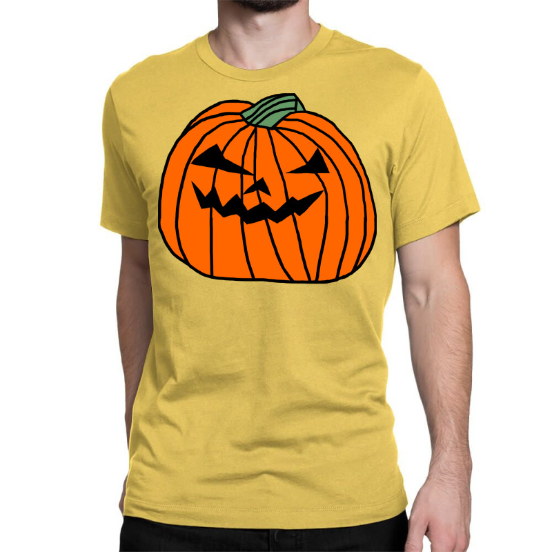 Big Halloween Horror Pumpkin Hippie Classic T-shirt | Artistshot