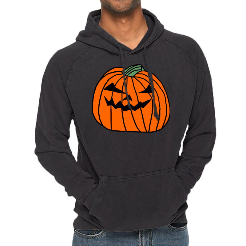 Big Halloween Horror Pumpkin Hippie Vintage Hoodie | Artistshot