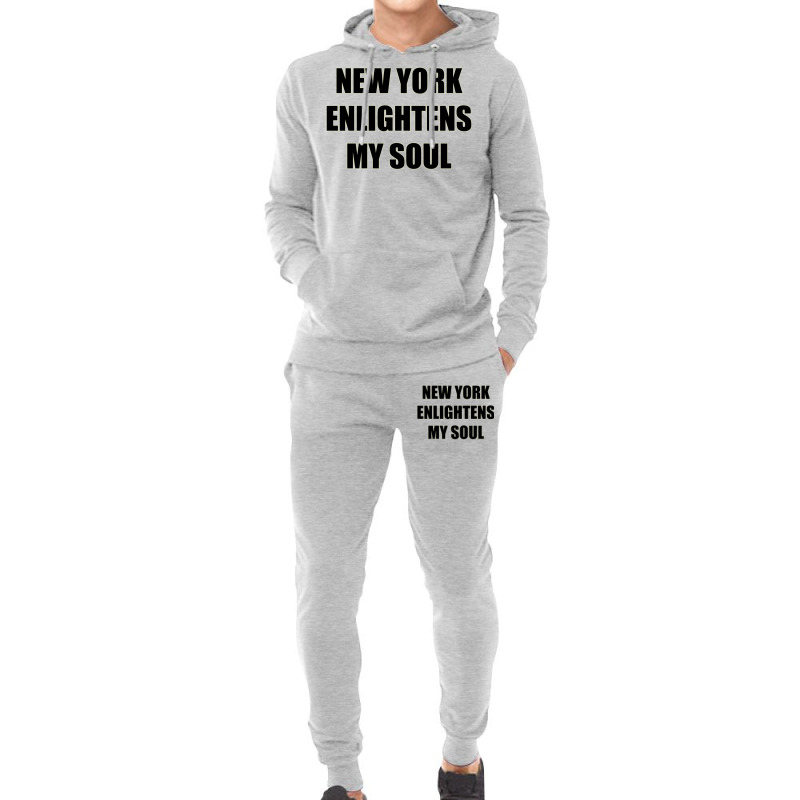 New York Enlightens My Soul Hoodie & Jogger Set | Artistshot