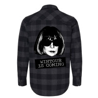 Wintour Is Coming Flannel Shirt | Artistshot