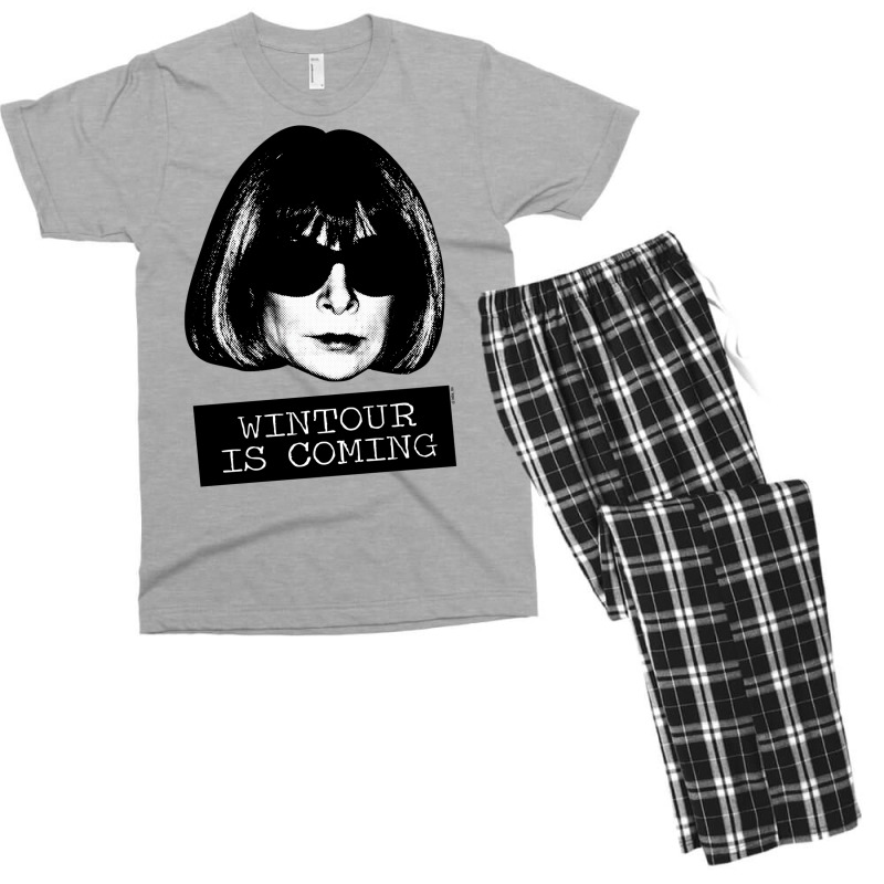 Wintour Is Coming Men's T-shirt Pajama Set | Artistshot