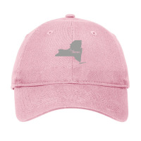 New York State Sweet Home Map Adjustable Cap | Artistshot