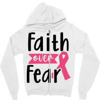 Faith Over Fear Boy Zipper Hoodie | Artistshot