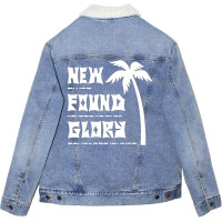 Nfg Coconut Tree Unisex Sherpa-lined Denim Jacket | Artistshot