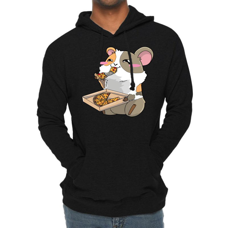 Guinea Pig Pizza Kawaii Anime Cool Lightweight Hoodie by cransazumac | Artistshot