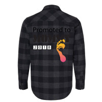 Promoted To Mommy 2018 Funny New Mom Flannel Shirt | Artistshot