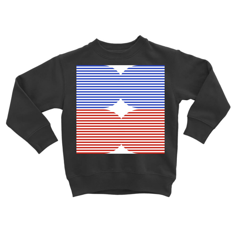 Blue And Red Dual Color Classic Trendy Design. Toddler Sweatshirt | Artistshot