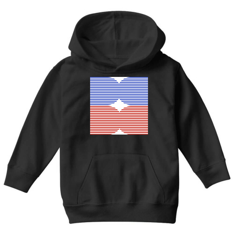 Blue And Red Dual Color Classic Trendy Design. Youth Hoodie | Artistshot