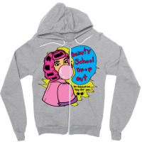 Bubblegum Dropout Retro (1) Zipper Hoodie | Artistshot