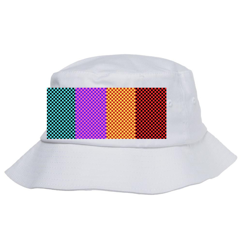 Bright Rainbow Retro Seamless Bucket Hat by American choice | Artistshot