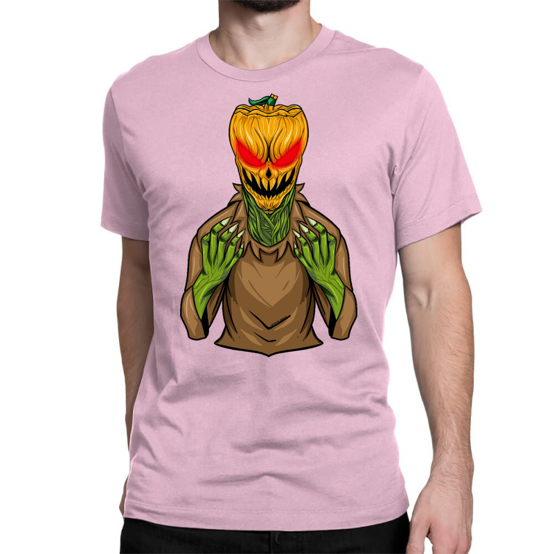 Pumpkin Scarecrow Nature Classic T-shirt | Artistshot