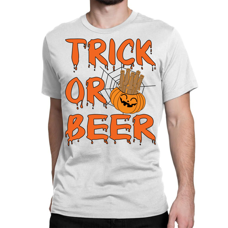 Trick Or Beer Travel Classic T-shirt | Artistshot