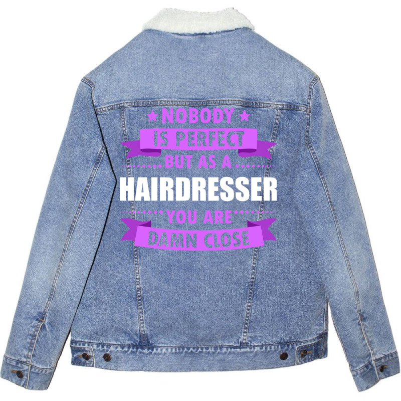 Perfect Hairdresser Vintage (1) Unisex Sherpa-lined Denim Jacket | Artistshot