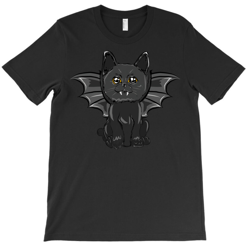 Vampire Black Bat Cat Costume Girl T-shirt | Artistshot