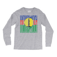 New Caledonia New Caledonian Barcode Love Flag Long Sleeve Shirts | Artistshot