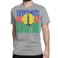 New Caledonia New Caledonian Barcode Love Flag Classic T-shirt | Artistshot