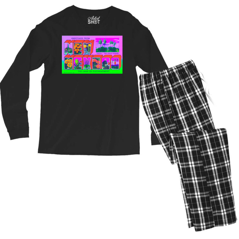 New Mexico 1 Men's Long Sleeve Pajama Set | Artistshot