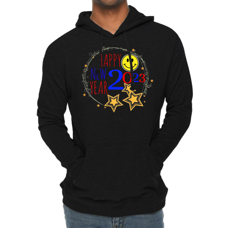 New Years Eve Party Supplies 2023 Happy New Year Lightweight Hoodie by salayobatrazf | Artistshot