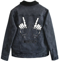 Whatever Hands Unisex Sherpa-lined Denim Jacket | Artistshot