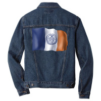 New York Flag Men Denim Jacket | Artistshot