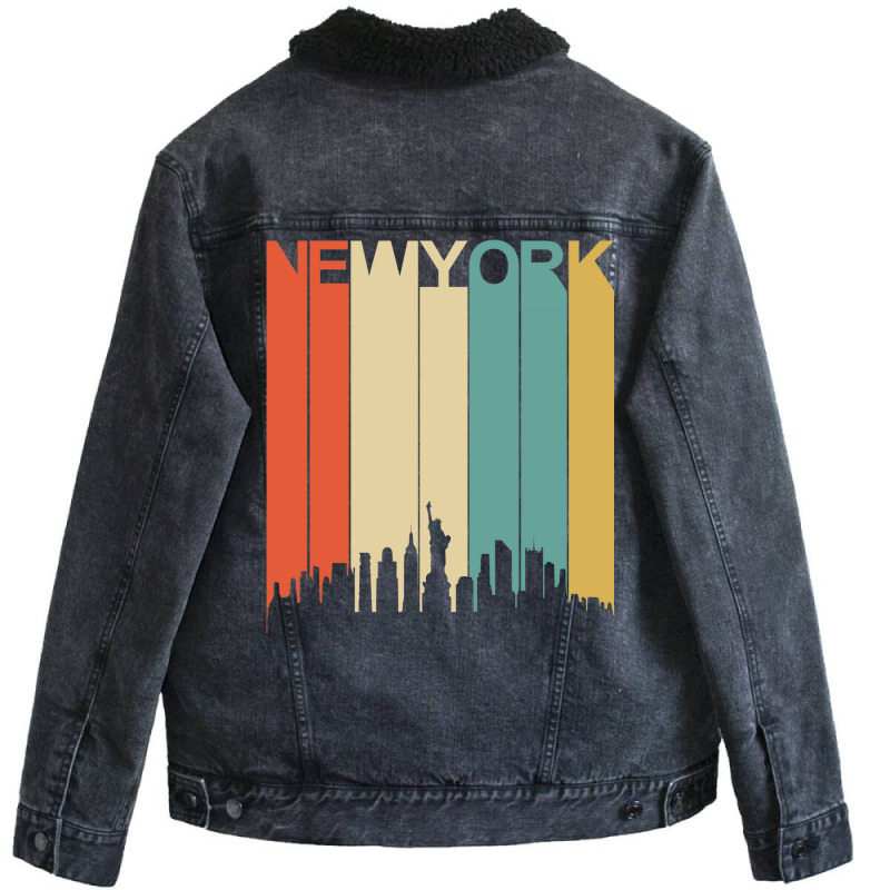 New York Vintage Unisex Sherpa-lined Denim Jacket | Artistshot