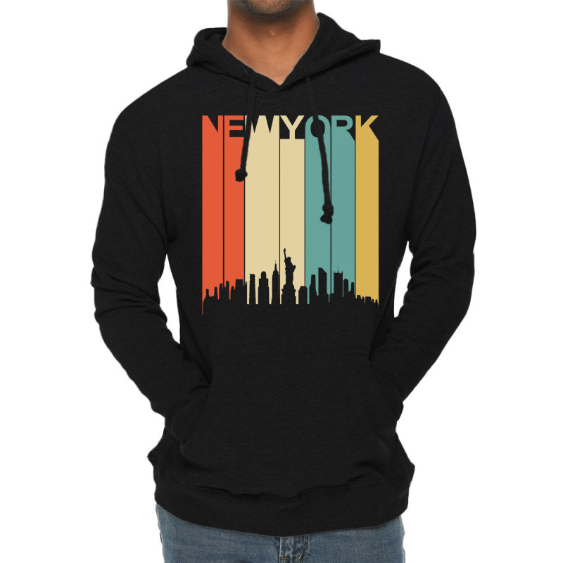 New York Vintage Lightweight Hoodie | Artistshot