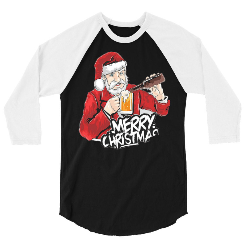 Im Dreaming Of A Wine Christmas 3/4 Sleeve Shirt by jepaceylqnb | Artistshot