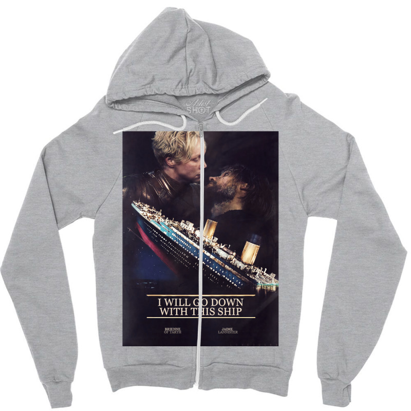 Jaime & Brienne Zipper Hoodie by jepaceylqnb | Artistshot