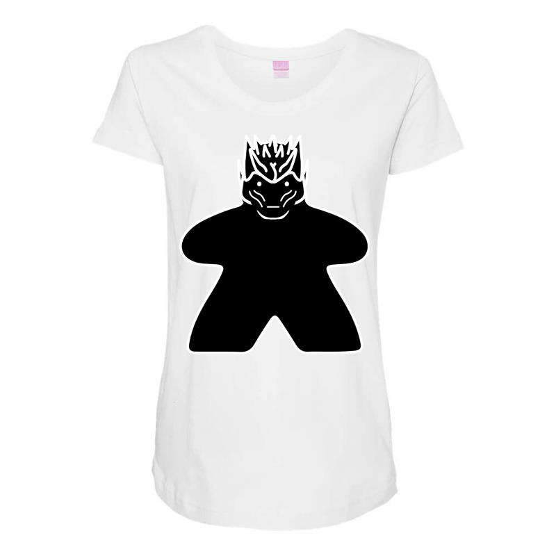 Night King Meeple For Geeky Boardgames Lover Maternity Scoop Neck T-shirt by jarraydony | Artistshot