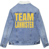 Team Lannister Of Casterly Rock  Ba Unisex Sherpa-lined Denim Jacket | Artistshot