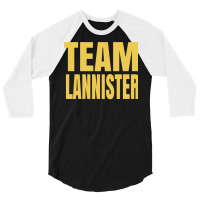 Team Lannister Of Casterly Rock  Ba 3/4 Sleeve Shirt | Artistshot