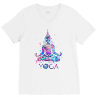 Yoga V-neck Tee | Artistshot