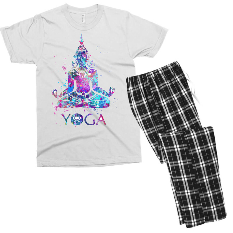 Yoga Men's T-shirt Pajama Set | Artistshot