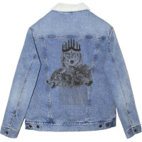 Wolves Of Winterfell Unisex Sherpa-lined Denim Jacket | Artistshot